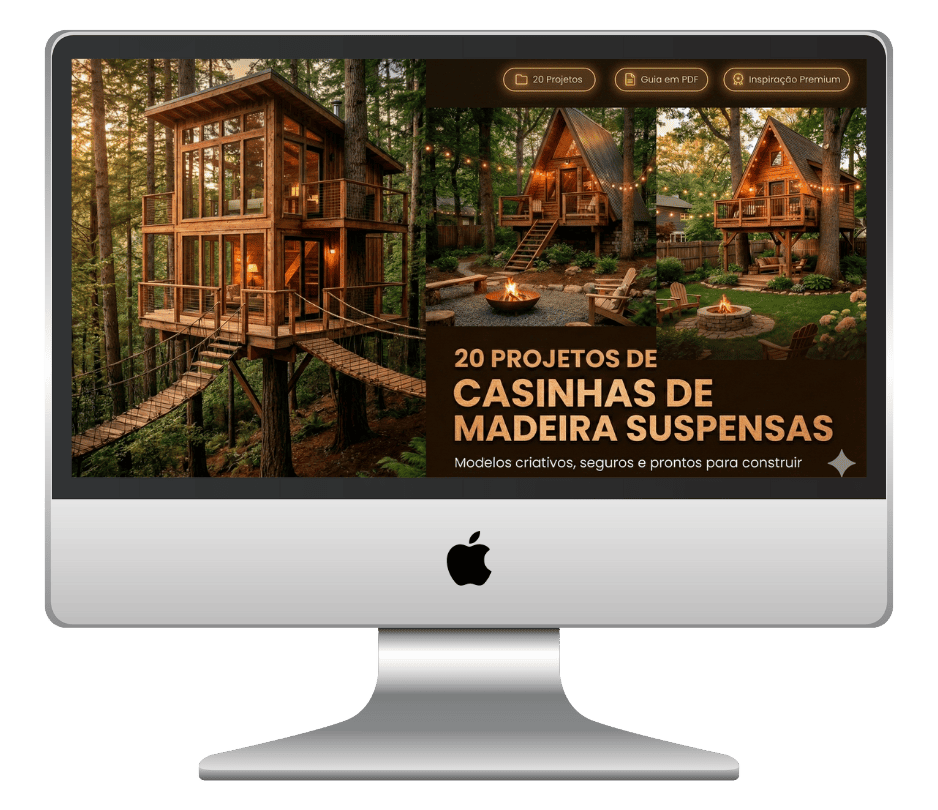 +20 Projetos de Casinhas de Madeira Suspensa