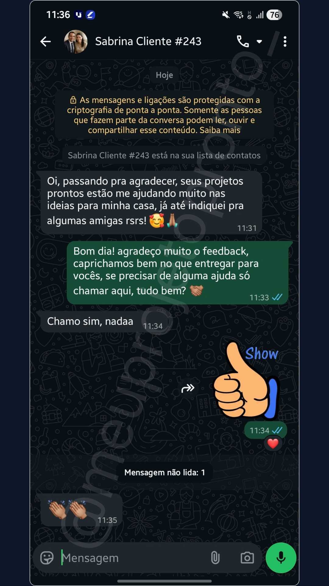 Depoimento de Sabrina - projetos ajudando nas ideias para a casa